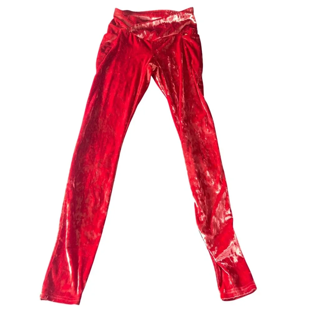 Fabletics Velvet‎ Velour Lounge Pants Leggings Women's Size Small